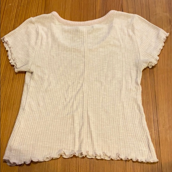nwot abercrombie and fitch baby pink soft tee - Picture 3 of 3